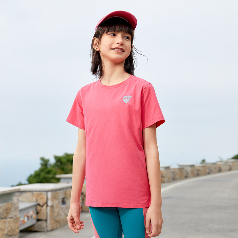24春夏男女童印花运动速干短袖吸湿排汗休闲透气跑步上衣T恤,童装/婴儿装/亲子装,T恤,淘宝优惠券,粉丝福利购,淘宝优惠卷