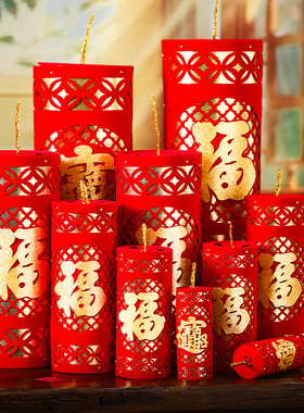 马年鞭炮摆件过年2026新年布置