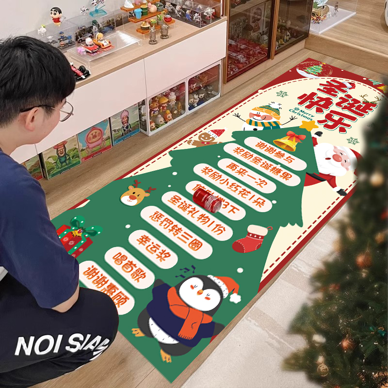 圣诞节滚滚乐游戏画布创意场景