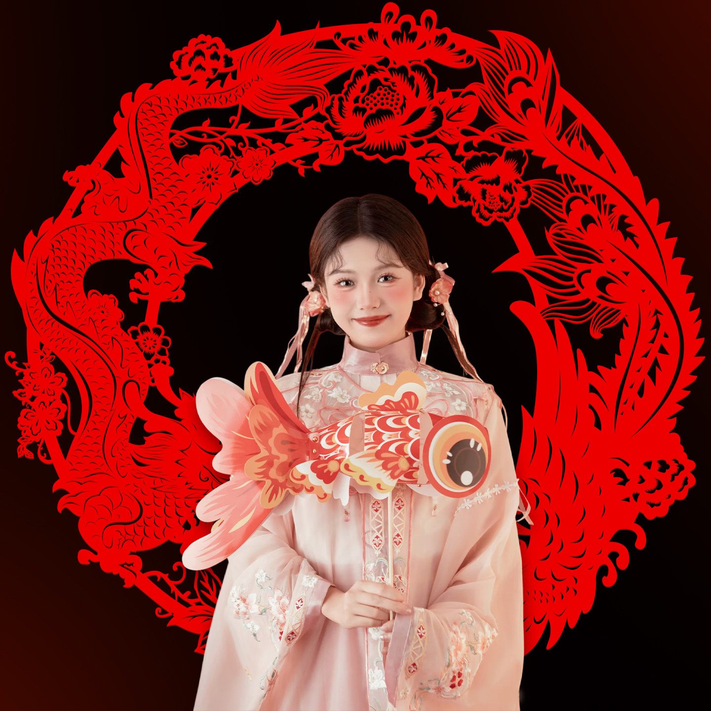 新年马年装饰新中式剪纸镂空福字贴龙凤呈祥摄影氛围写真拍照道具,节庆用品/礼品,节日装扮用品,淘宝优惠券,粉丝福利购,淘宝优惠卷