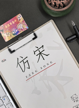 仿宋体字帖考公成人练字老宋体励志语录学生钢笔硬笔临摹练字帖本