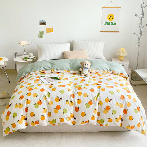 欧维欧纯棉被套单件全棉被罩单人150x200x230学生宿舍1.5米儿童被