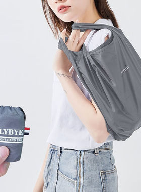 POLYBYE超薄折叠购物袋便当包手提尼龙收纳手袋迷你超市野餐溜娃