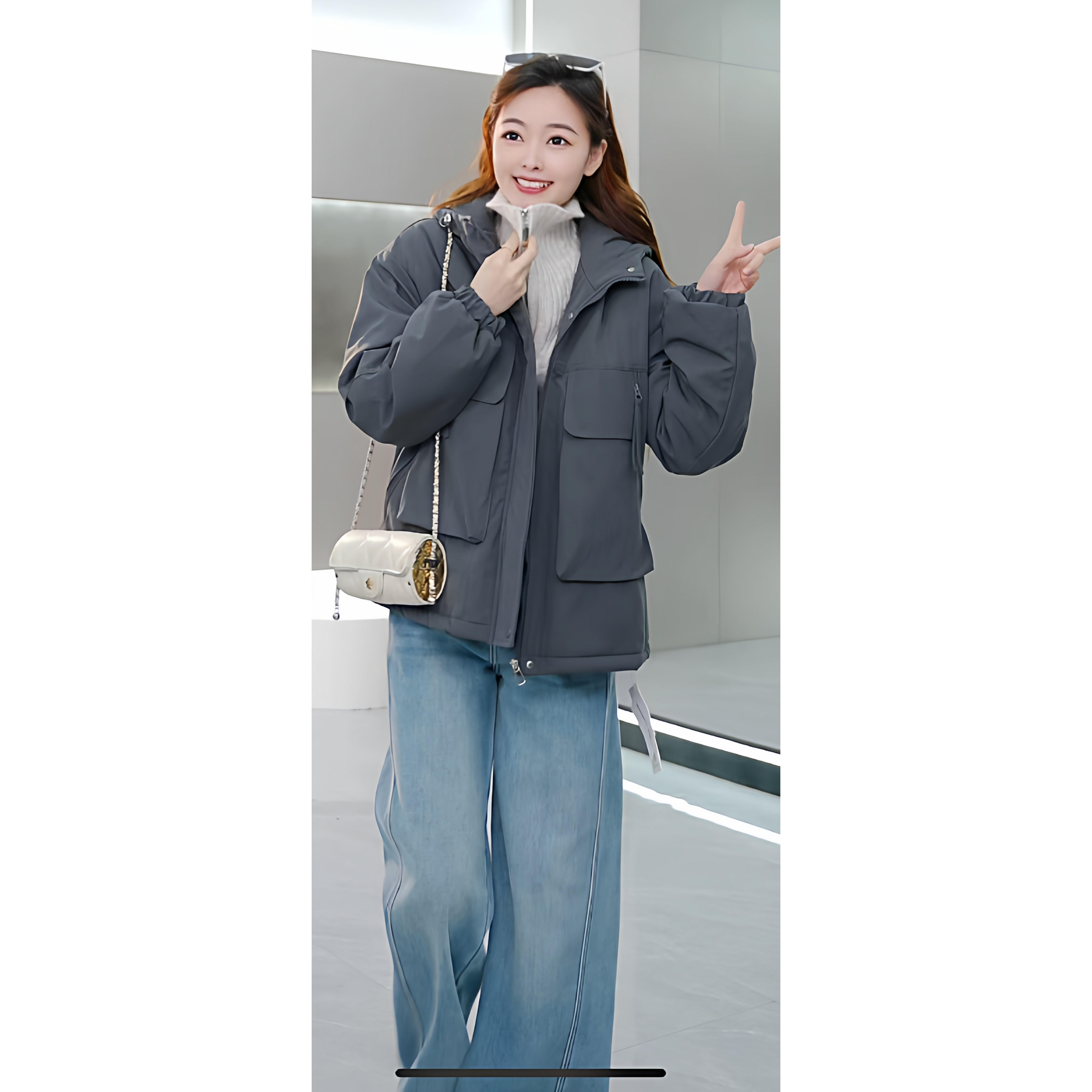 【来了就好】SA18108423-冬季派克加绒外套