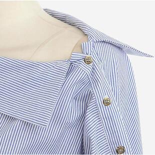 tops womens stripes shirts loose spring casual