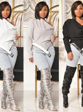 Sexy slim fit street style trendsetter beveled belted top