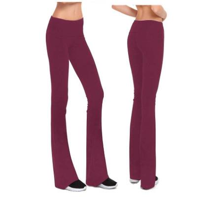Leggings Stretch Flared Pants Sports Pants Yoga Folding