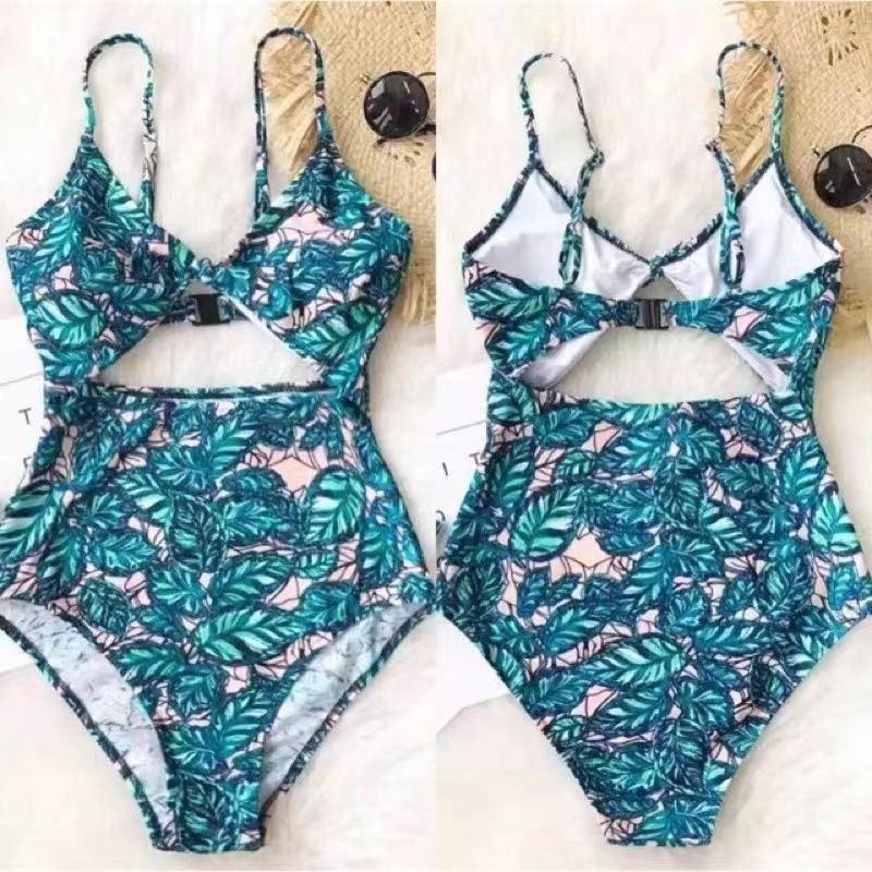 swimsuit sexy black waist bikini two-piece Summer high