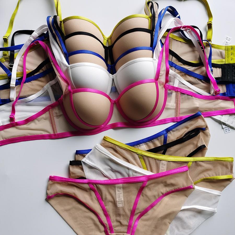 push-up underwear contrast for set breasts underwear