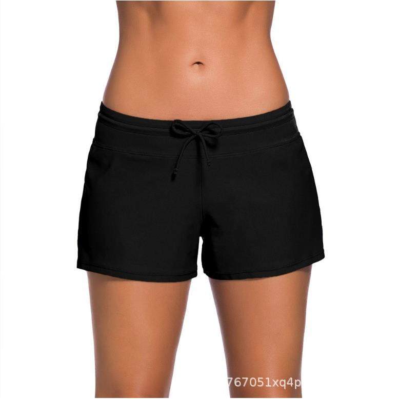 Lace-up size spring briefs trunks women plus boxer beach