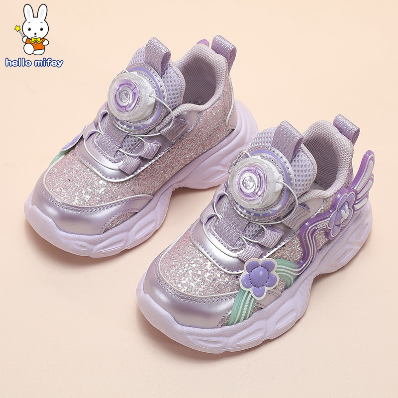 班纳米菲女童鞋子春秋季儿童2-7岁3宝宝运动鞋幼童软底小女孩秋鞋