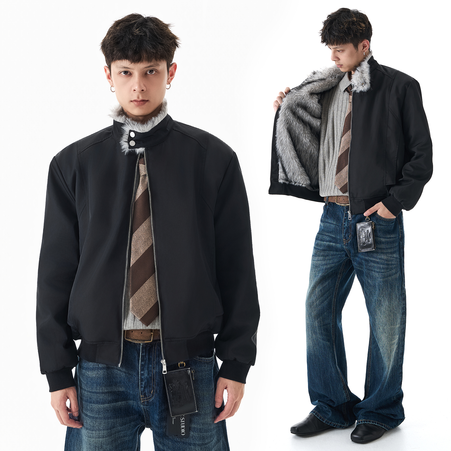 XCOK秋冬狼王座山雕三防加厚棉服