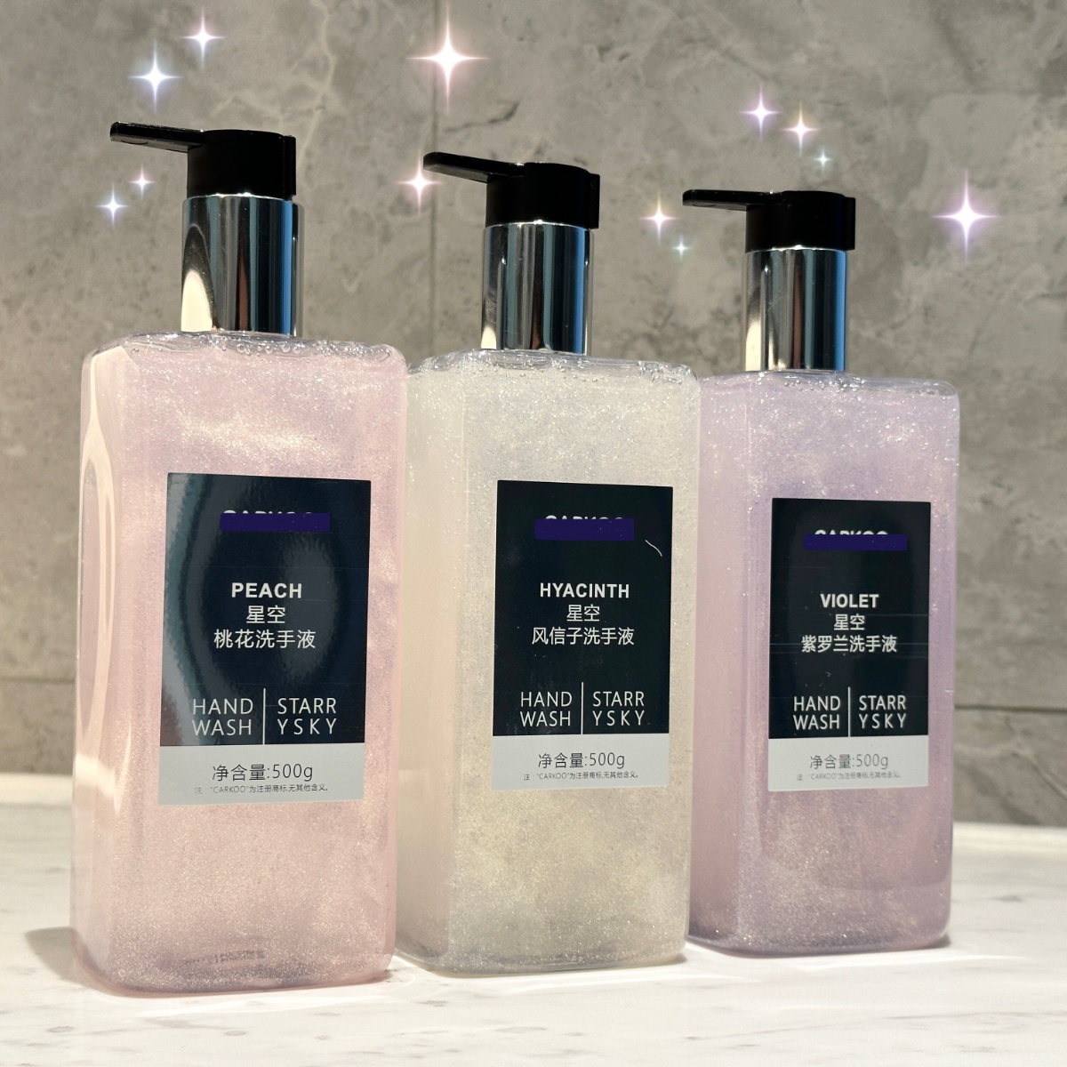 3瓶装香氛泡沫洗手液家用不伤手持久留香保湿滋润大容量儿童可用