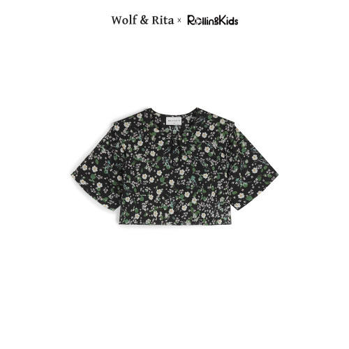 Wolf&Rita女童碎花半袖衬衫