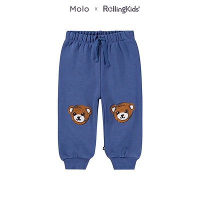 Molo 儿童长裤男女童时尚百搭休闲裤子丨RollingKids