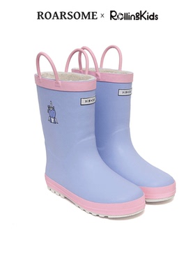 roarsome 儿童靴子男童女童雨天时尚可爱雨鞋雨靴丨RollingKids