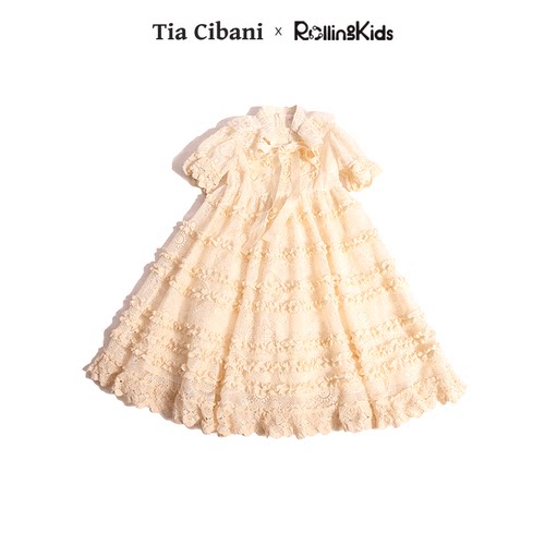 Tia Cibani 女童连衣裙甜美气质长裙丨RollingKids
