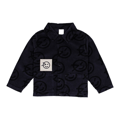 WYNKEN 儿童黑色夹克印花外套上衣丨RollingKids