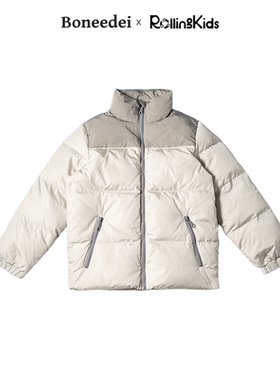 Boneedei 儿童拼色羽绒服保暖上衣外套丨RollingKids