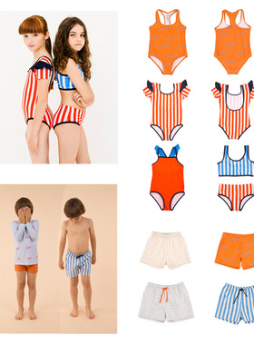 RollingKids | tiny cottons 儿童连体分体女泳衣 男童条纹短裤