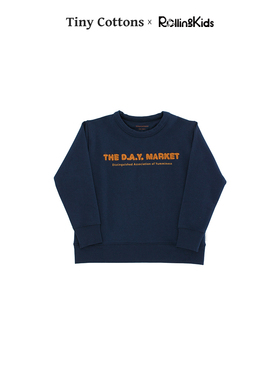 tinycottons 男女童休闲长袖套头卫衣保暖上衣丨RollingKids