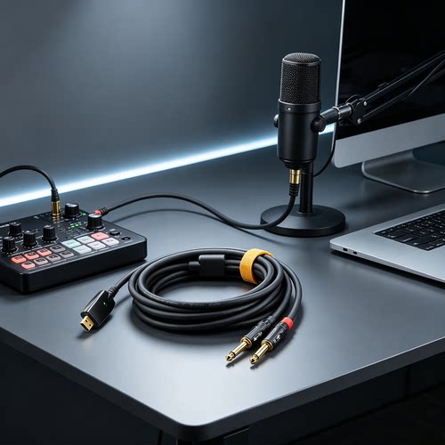 irig声卡同款升级音频内录线Mac/iphone/ipad专用吉他声卡一体线