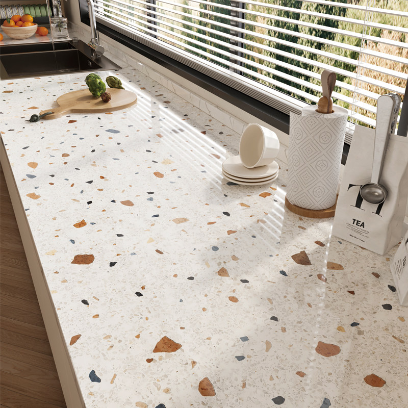 仿大理石厨房台面垫防水防油免洗餐桌布防烫隔热pvc桌面保护垫子,居家布艺,桌布,淘宝优惠券,粉丝福利购,淘宝优惠卷