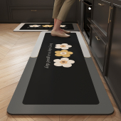 2024新款 厨房地垫吸水防滑防油可擦免洗耐脏家用软硅藻泥速干脚垫