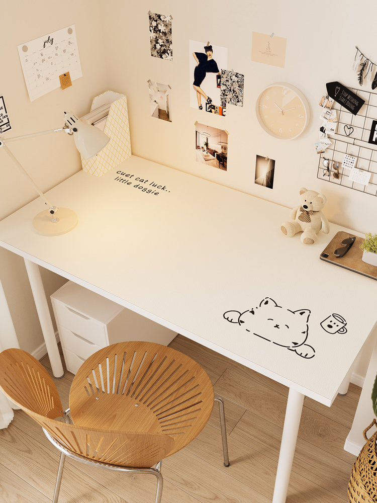 新疆包邮ins书桌垫子学生学习桌垫写字防水桌布办公室女生电脑桌