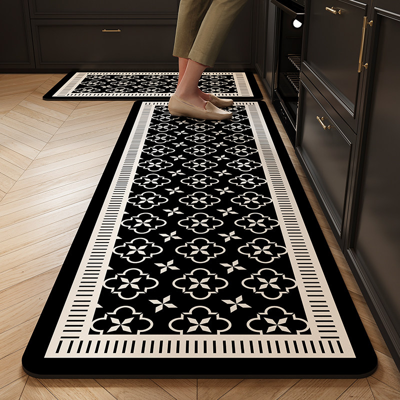 2024新款厨房地垫防滑防油可擦免洗长条硅藻泥吸水垫家用速干地毯,居家布艺,厨房地垫,淘宝优惠券,粉丝福利购,淘宝优惠卷