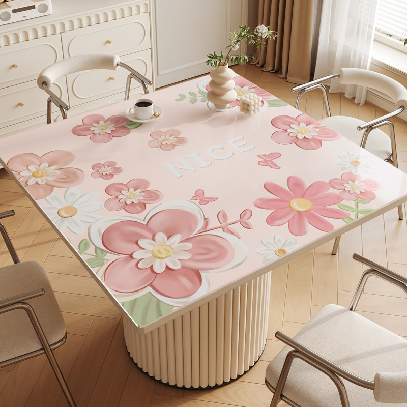正方形桌垫防油防水免洗pvc软玻璃餐桌垫防烫茶几桌布桌面保护垫,居家布艺,桌布,淘宝优惠券,粉丝福利购,淘宝优惠卷
