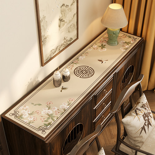 餐边垫中式家用简约防水防油耐脏