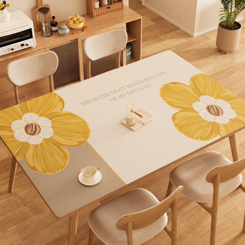 硅胶餐桌垫，餐桌布防水防油免洗