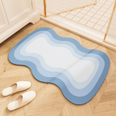 浴室洗澡间门口吸水速干地垫卫生间厕所硅藻泥软垫子家用进门脚垫