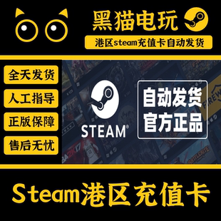 Steam港区充值卡 官方自动发货 余额充值 香港充值码 钱包充值卡