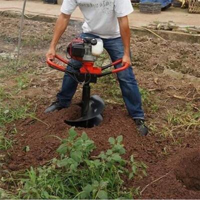 促轻便型汽油挖坑机 果林实用植树钻眼机 工业施工立柱打桩机品