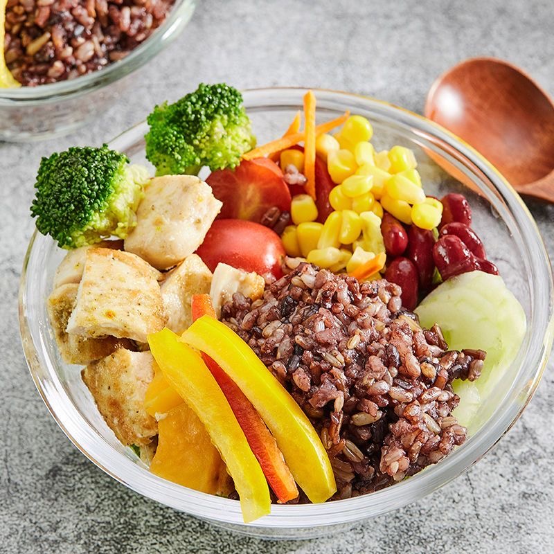 七色糙米糖尿人专用低脂低卡低负担减肥主食粗粮500g东北新米五谷杂粮黑米红米五色七色中老年孕妇早餐轻食饱腹代餐健身低热量食品