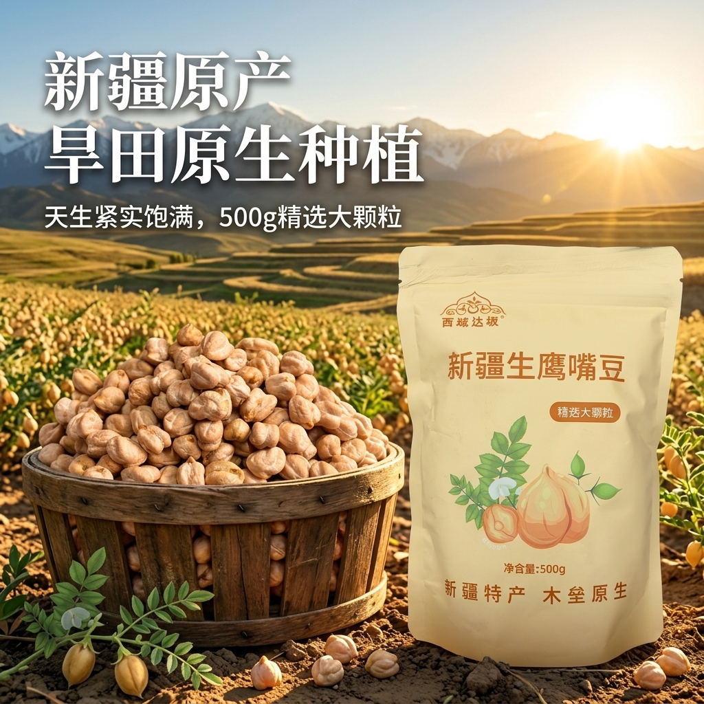 新疆农家鹰嘴豆5斤大颗粒