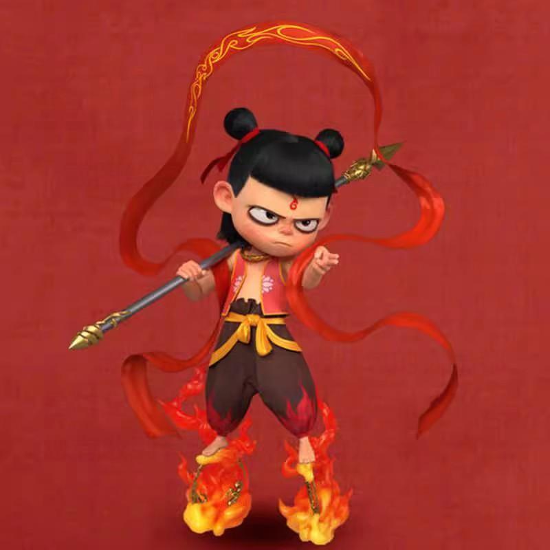 儿童哪吒cos服装演出服新哪吒之魔童降世同款衣服小哪吒表演套装
