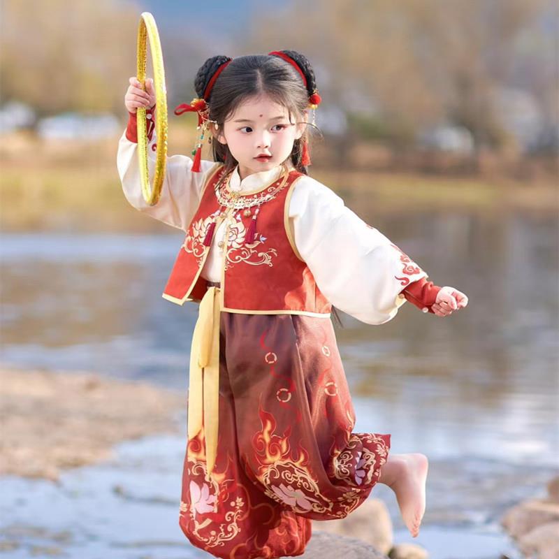 哪吒衣服儿童服装六一演出服哪吒cos服表演服男女童幼儿园舞蹈服