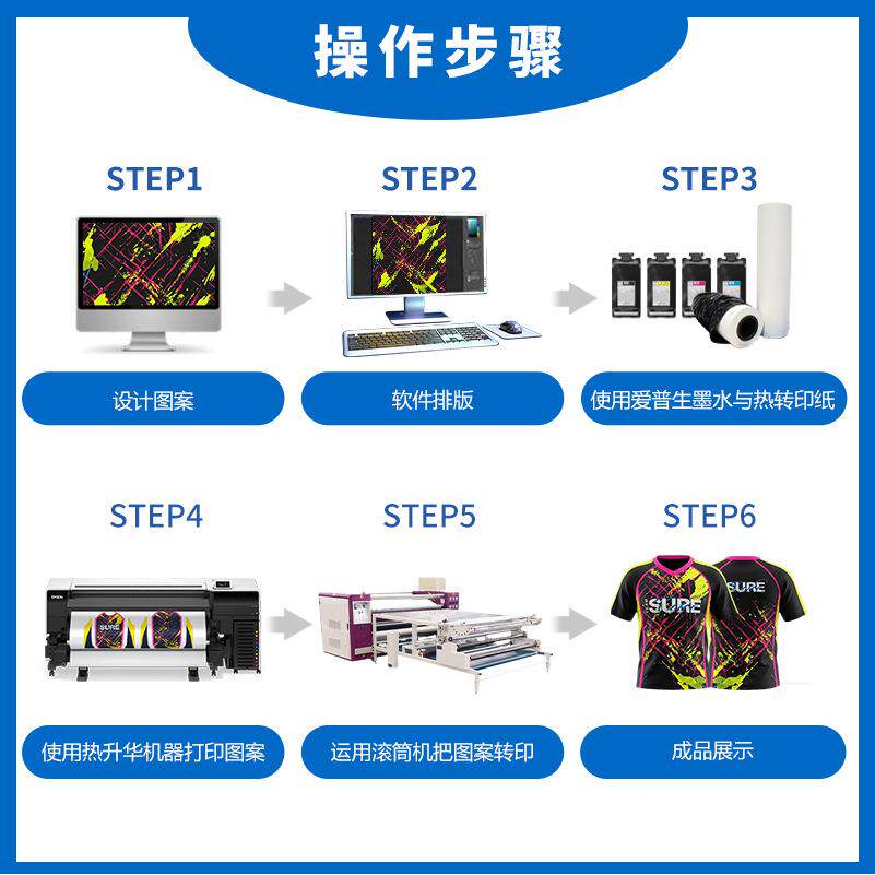 爱普生EsopnF580H热升华9纸打印机热升华转EpsonF9印机运动数码印