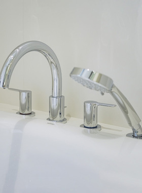 TOTO浴缸龙头铜合金台式双柄双控浴缸水嘴TBS01201B/TBS01202C