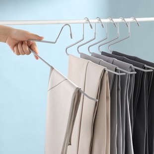 架裤 PVC裤 衣柜裤 架雅鹅型支装 架美丽10灰色家用家用 鹅型衣架挂裤