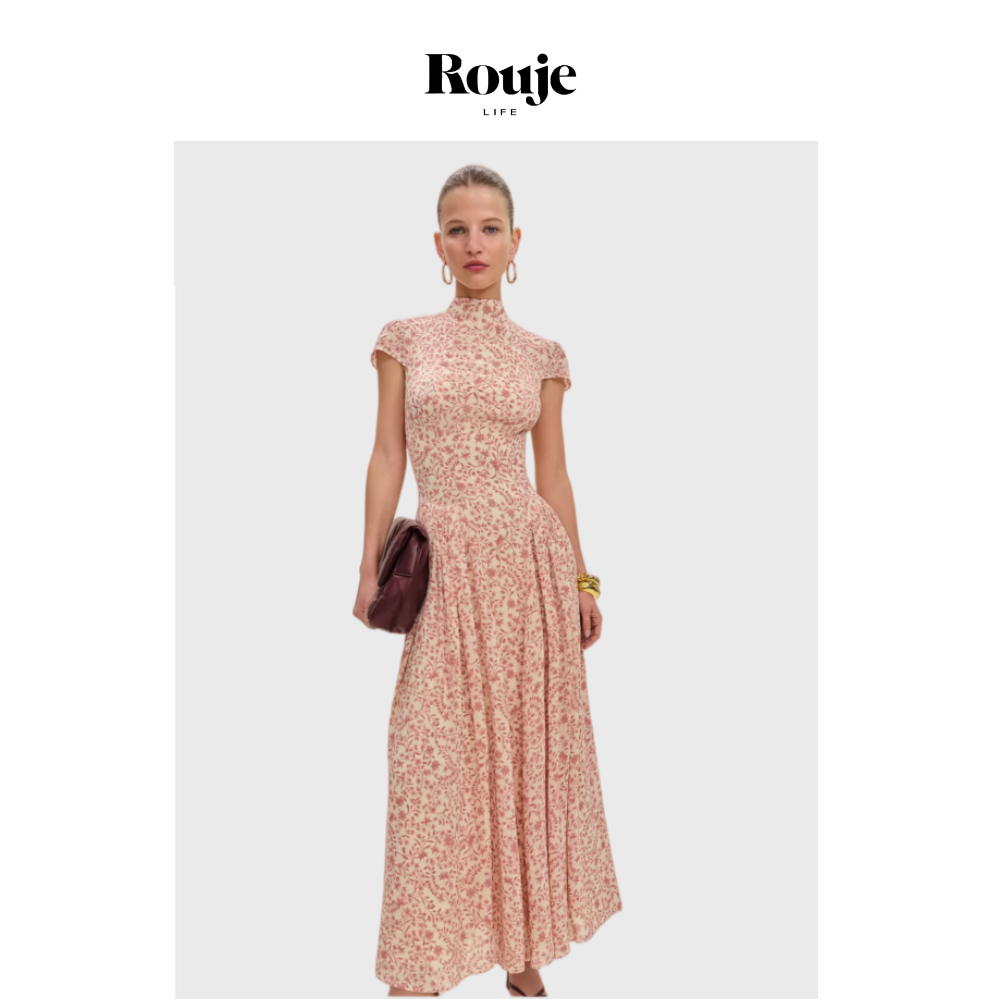 【现货】Rouje Life法式连衣裙三亚海边穿搭度假初夏巨好看碎花裙