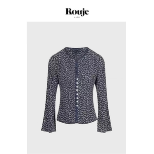 Life复古新色哦 Rouje 开衫 25春季 上衣 田园风碎花修身 现货