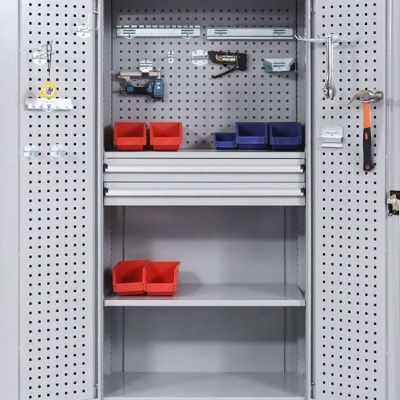定制工具车车间工具收纳多功能五金零件柜工具柜加厚双开门重型汽