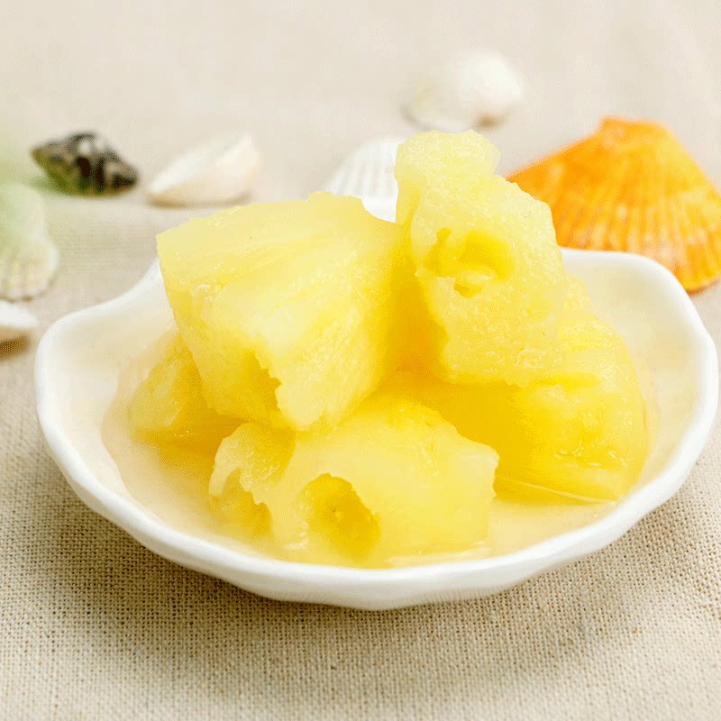 菠萝罐头商用整箱425gx6糖水菠萝水果罐头餐饮新鲜零食网红烘焙