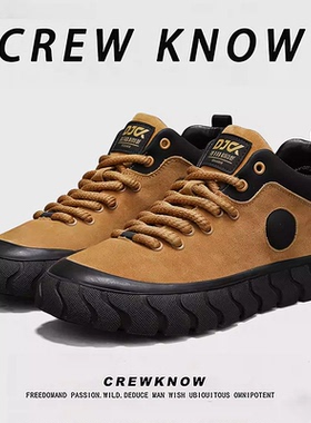 【法国CREW KNOW专柜】休闲户外高帮时尚潮流雪地靴防寒2025新款