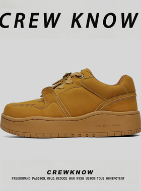 【法国CREW KNOW专柜】2025年秋季系带透气轻便徒步鞋平跟运动