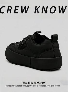 【法国CREW KNOW专柜】冬季短筒雪地靴防寒棉内里户外休闲时尚